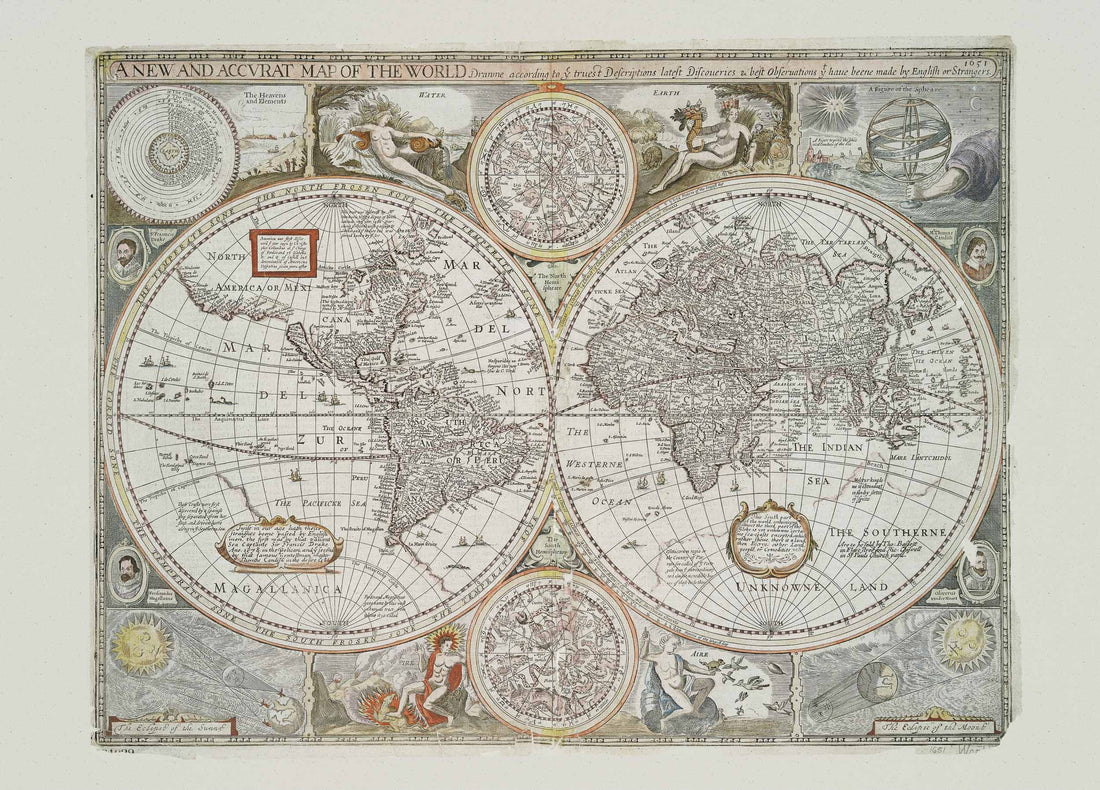 Historical Map Papyrus