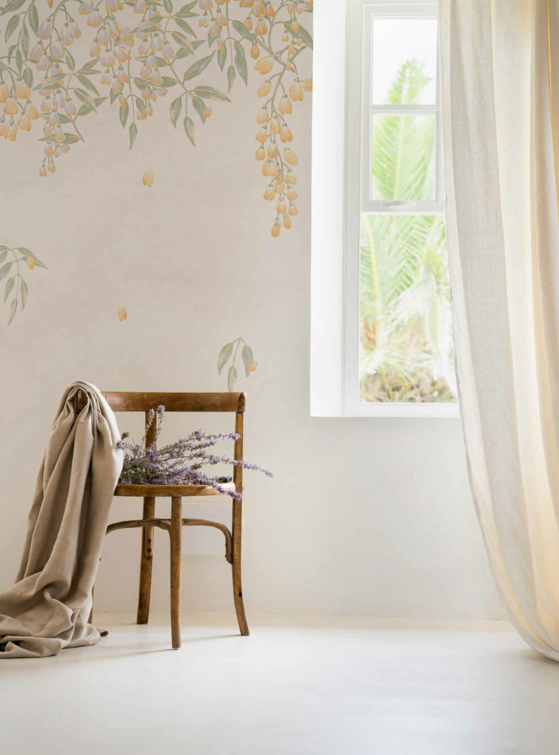 Manuela en seda y lino